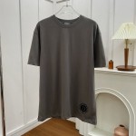 Christian Dior T-Shirt Gray Silk and Cotton Jersey