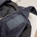 Dior Zipped Varsity Blouson Navy Calfskin