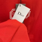 Christian Dior Couture Relaxed-Fit T-Shirt Red Organic Cotton Jersey