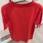 Christian Dior Couture Relaxed-Fit T-Shirt Red Organic Cotton Jersey