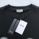 Christian Dior Couture T-Shirt Relaxed Fit Black Cotton Jersey