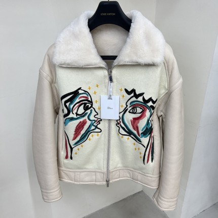 Dior and duncan grant and charleston aviator jacket