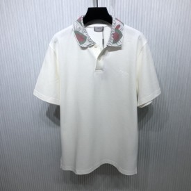 DIOR AND DUNCAN GRANT AND CHARLESTON Relaxed-Fit Polo Shirt White