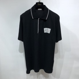 Dior and Kenny Scharf Polo shirt Black Cotton