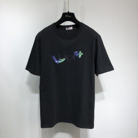 Dior and Kenny Scharf T shirt Black Cotton