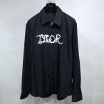 DIOR AND PETER DOIG Dress Shirt Black Cotton