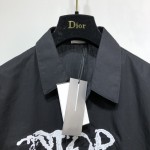 DIOR AND PETER DOIG Dress Shirt Black Cotton