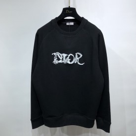 Dior PETER DOIG Sweatshirt Black Cotton Fleece