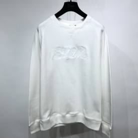 Dior AND PETER DOIG Sweatshirt White Cotton Fleece