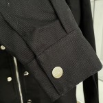 Dior AND SACAI Overshirt Black Cotton Denim