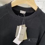 DIOR AND SACAI Sweatshirt Black Cotton Fleece