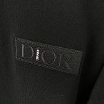 DIOR AND SACAI Sweatshirt Black Cotton Fleece