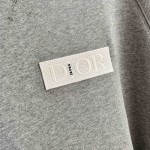 DIOR AND SACAI Sweatshirt Gray Cotton Fleece