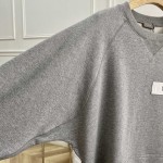 DIOR AND SACAI Sweatshirt Gray Cotton Fleece