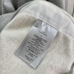 DIOR AND SACAI Sweatshirt Gray Cotton Fleece