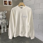 DIOR AND SACAI Sweatshirt Cream Cotton Fleece