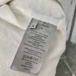 DIOR AND SACAI Sweatshirt Cream Cotton Fleece