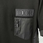 Oversized DIOR AND SACAI T-Shirt Black