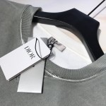 Dior AND SHAWN Sweatshirt Cotton Fleece Gray