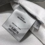 Dior AND SHAWN Sweatshirt Cotton Fleece Gray