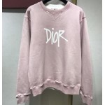 Dior AND SHAWN Sweatshirt Cotton Fleece Pink