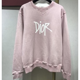 Dior AND SHAWN Sweatshirt Cotton Fleece Pink