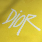 Dior AND SHAWN Sweatshirt Cotton Fleece Yellow