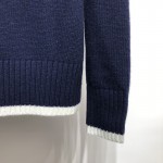 Christian Dior Atelier Sweater Blue Wool Jersey