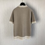 Dior Beige Cotton-Blend Tramato Knit