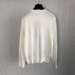 Dior Bobby Sweater Ecru Cashmere Jacquard