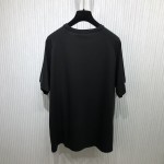 Relaxed-Fit DIOR BY ERL T-Shirt Black Slub Cotton Jersey