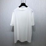 Relaxed-Fit DIOR BY ERL T-Shirt White Slub Cotton Jersey