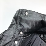 Dior Oblique Oversized Down Jacket Black Technical Jacquard