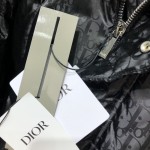 Dior Oblique Oversized Down Jacket Black Technical Jacquard