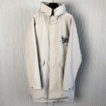 Dior HOODED PARKA Gray Technical Cotton Ottoman