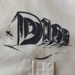 Dior HOODED PARKA Gray Technical Cotton Ottoman