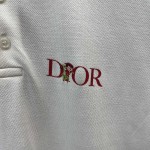 Dior Jardin Polo Shirt White Cotton