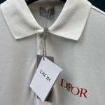 Dior Jardin Polo Shirt White Cotton