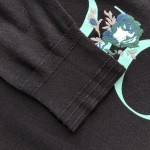 Dior Jardin Sweater Black Silk and Cotton Jersey Stitch Knit