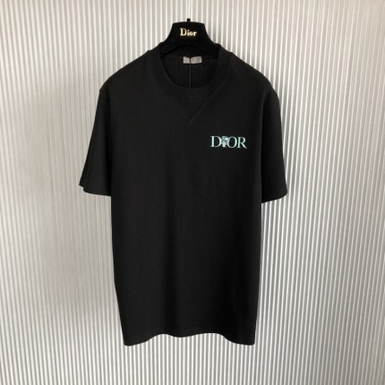 Dior Jardin T-Shirt Black Cotton Jersey