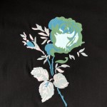 Dior Jardin T-Shirt Black Cotton Jersey