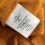 Oversized Dior Oblique Polo Shirt Orange Terry Cotton Jacquard