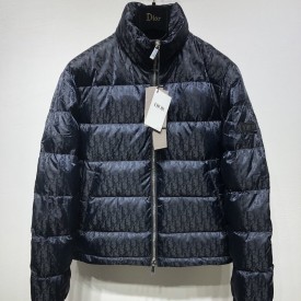 Dior Oblique Down Jacket Black Jacquard