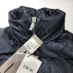 Dior Oblique Down Jacket Black Jacquard