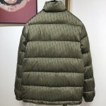 Dior Oblique Down Jacket Khaki Jacquard