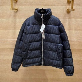 Dior Oblique Down Jacket Black Jacquard 2021