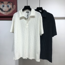 Replica Dior Oblique polo white