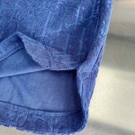 Dior Oversize Dior Oblique Short Blue