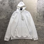 Dior oblique jacquard cotton terry hoodie white