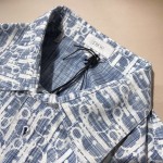 Dior Oblique Overshirt Blue Denim